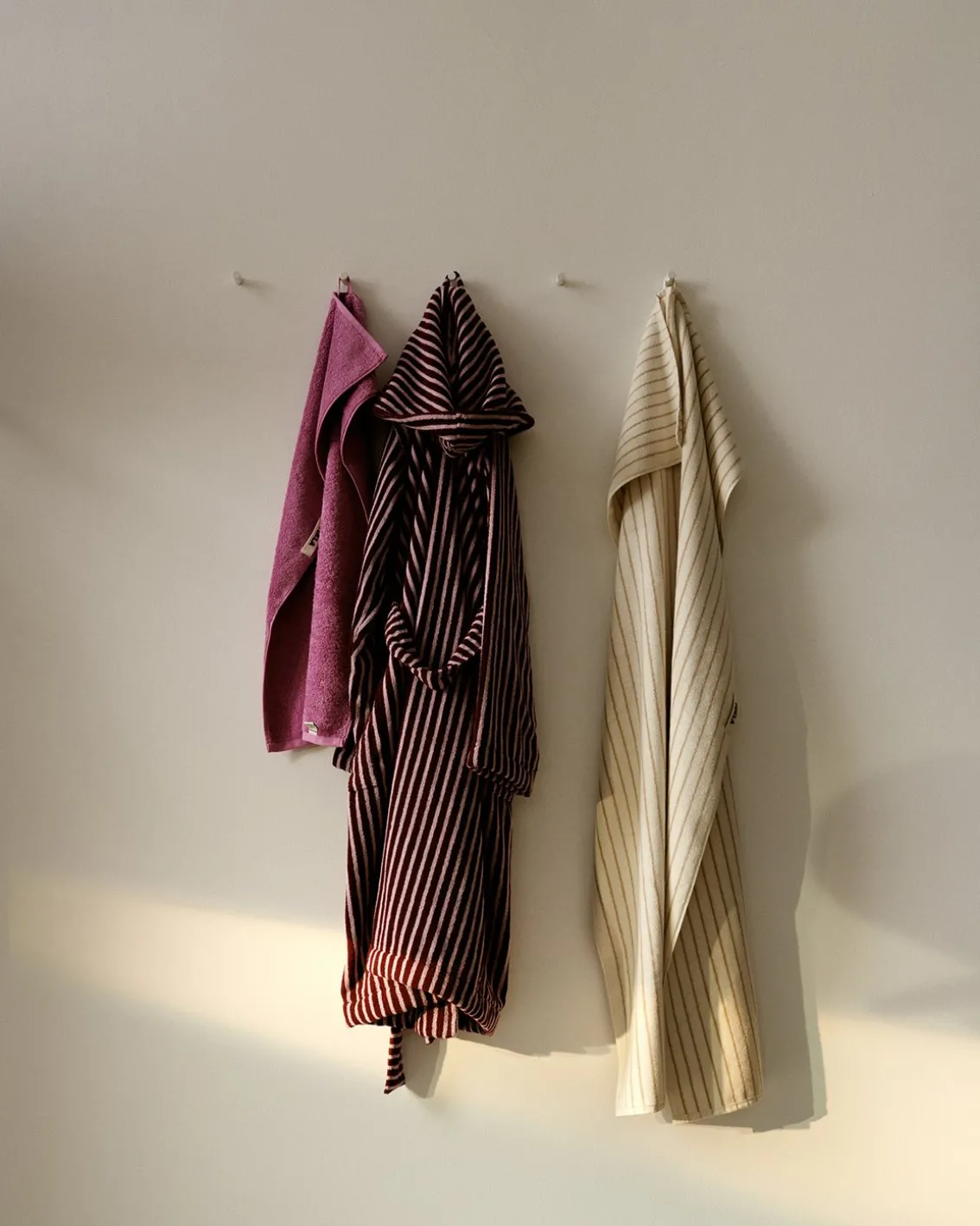 Tekla Terry Towel Sienna Stripes