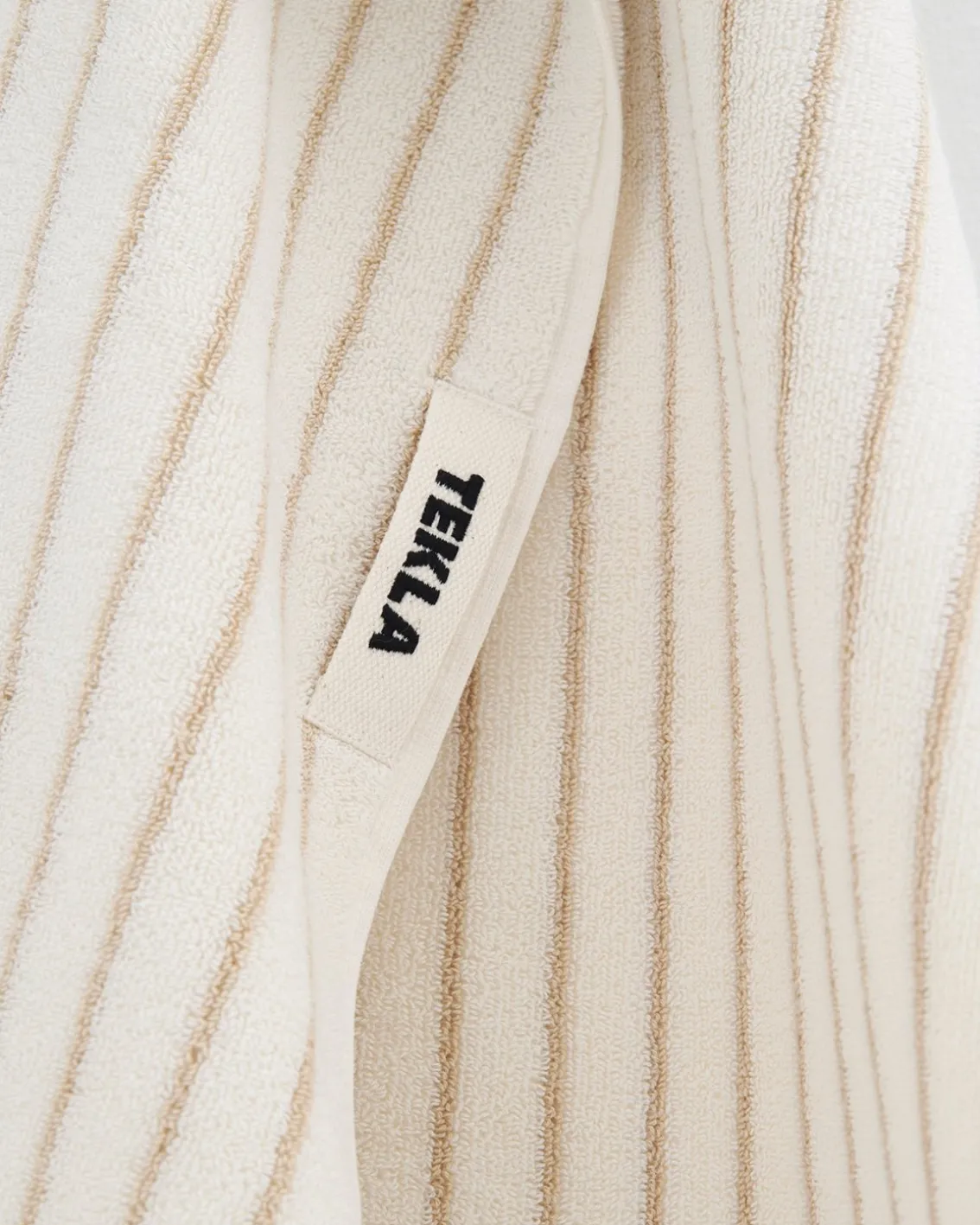 Tekla Terry Towel Sienna Stripes