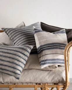 Tell me More Carla Cushion Cover Denim Stripe