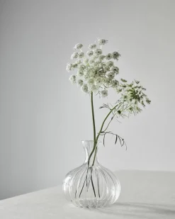 Tell me More Como Ripple Vase Small Clear