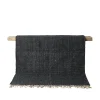 Tell me More Hemp Rug Black