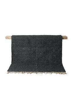 Tell me More Hemp Rug Black