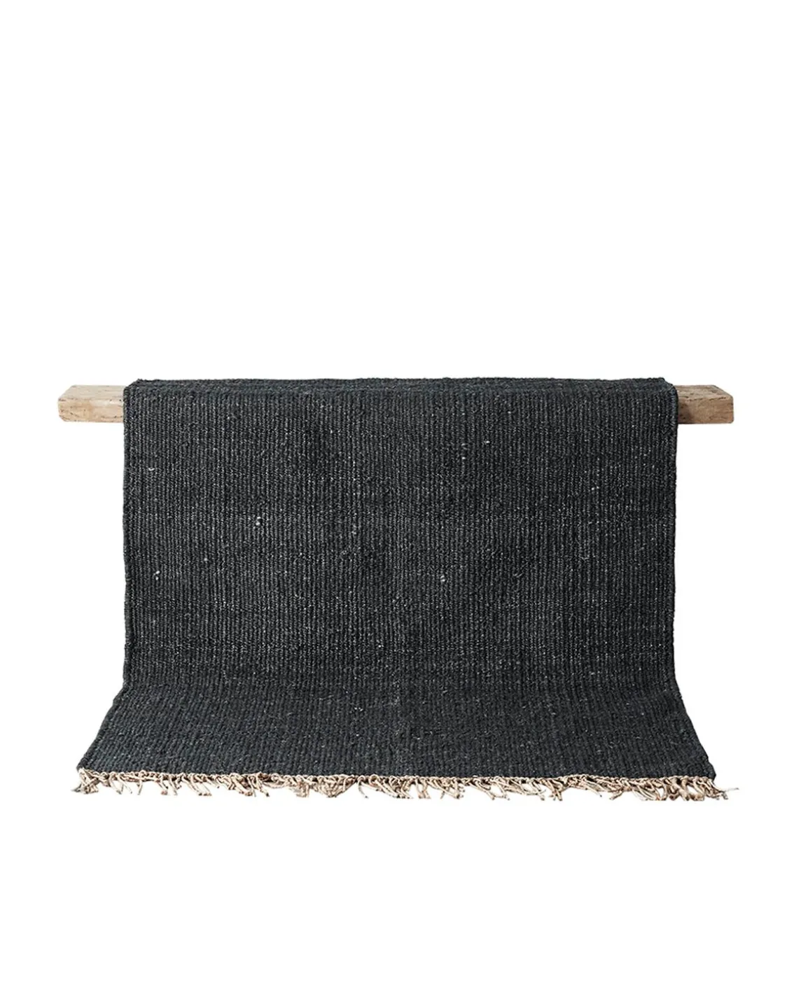 Tell me More Hemp Rug Black
