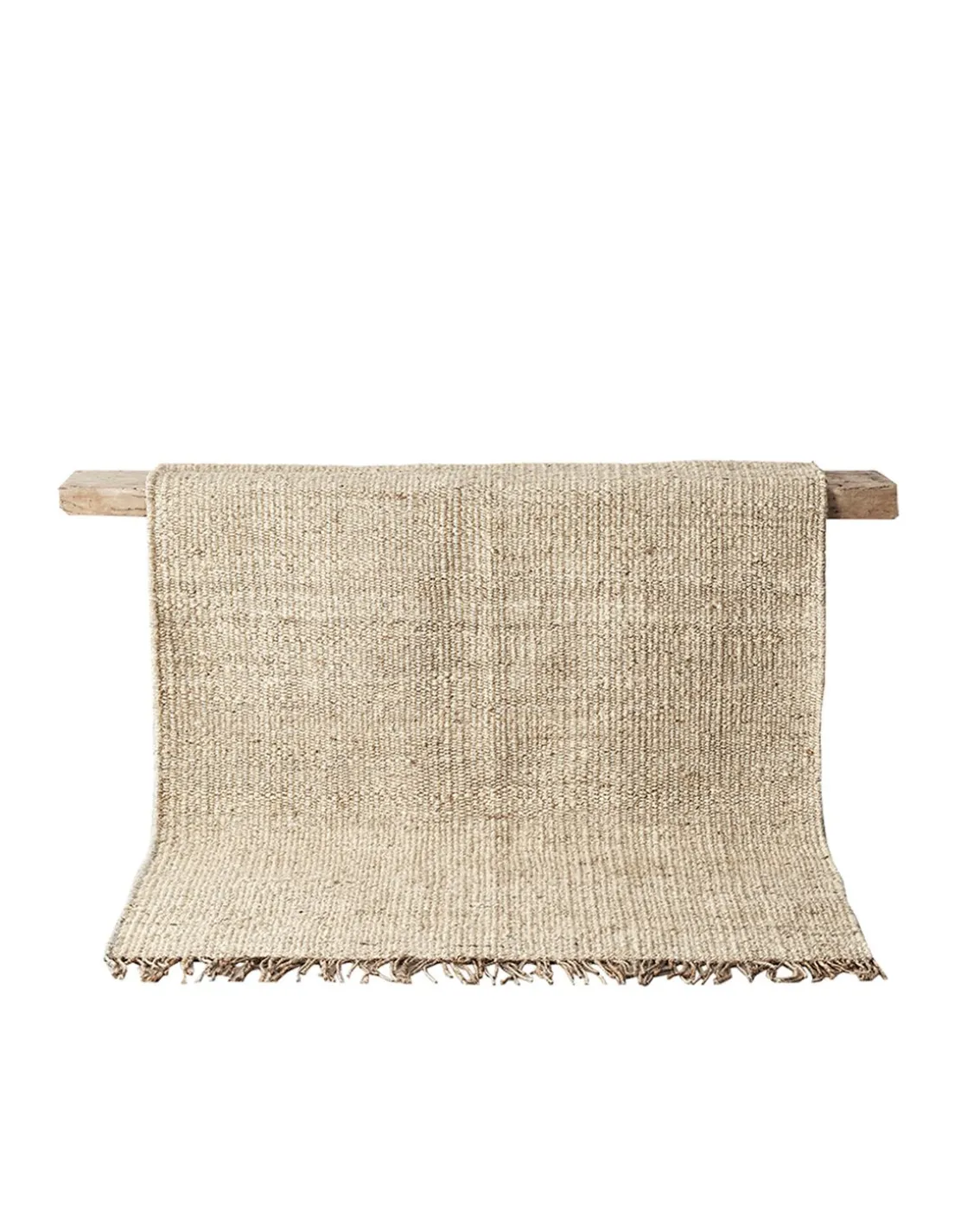Tell me More Hemp Rug Bleached