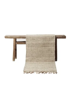 Tell me More Hemp Rug Bleached