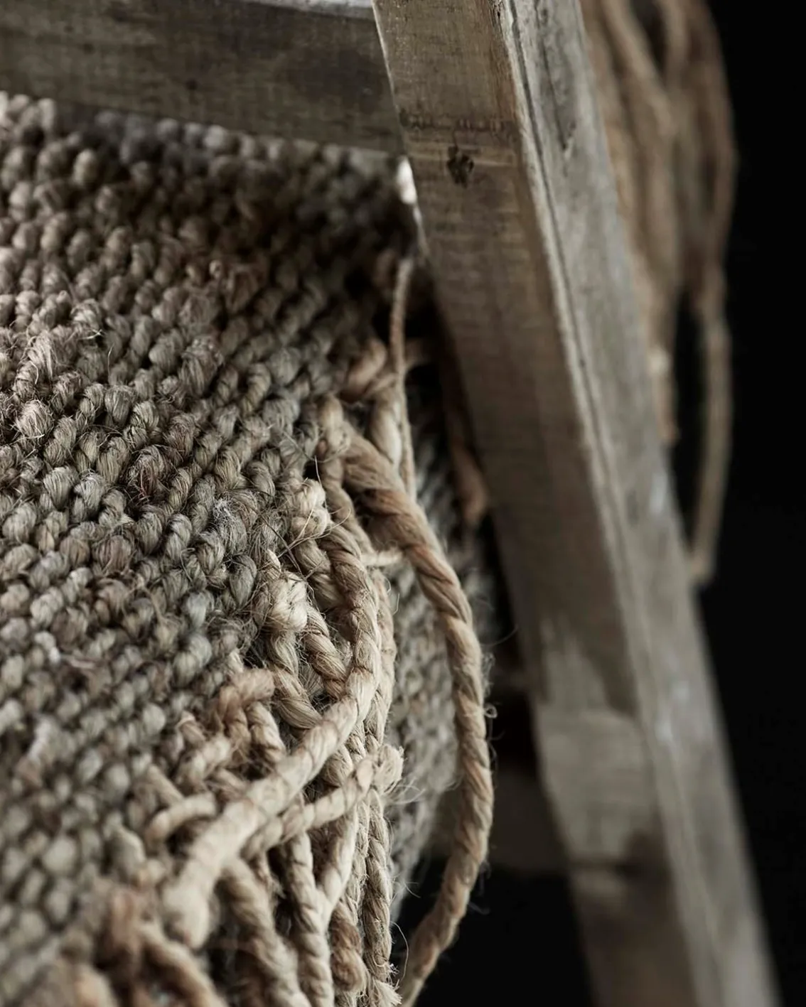 Tell me More Hemp Rug Grey