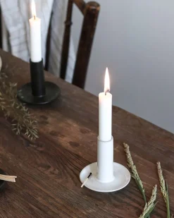 Tell me More Lou Candle Holder White