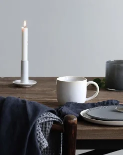 Tell me More Lou Candle Holder White