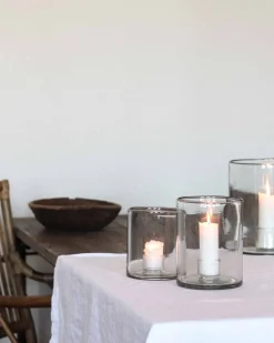 Tell me More Luna Candle Holder Clear