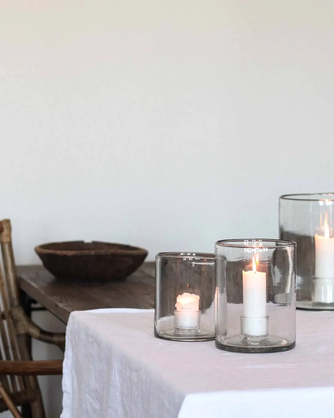 Tell me More Luna Candle Holder Clear