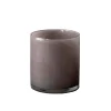 Tell me More Lyric Candle Holder Purple Grey