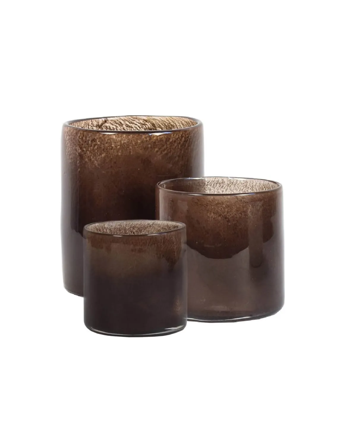 Tell me More Lyric Candle Holder Dark Brown