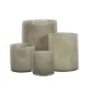 Tell me More Lyric Candle Holder Warm Grey