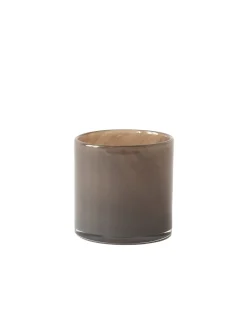 Tell me More Lyric Candle Holder Taupe