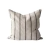 Tell me More Melvin Cushion Cover Taupe Stripe