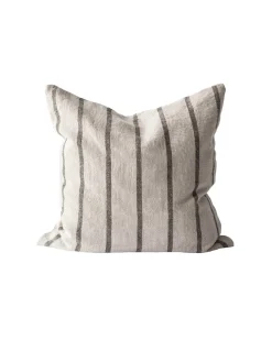 Tell me More Melvin Cushion Cover Taupe Stripe
