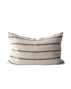 Tell me More Melvin Cushion Cover Taupe Stripe
