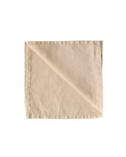 Tell me More Napkin Linen Sand