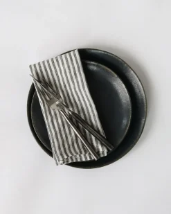 Tell me More Napkin Linen Grey/White