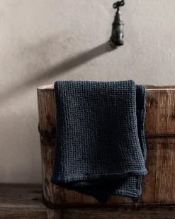 Tell me More Nella Waffle Towel Blue