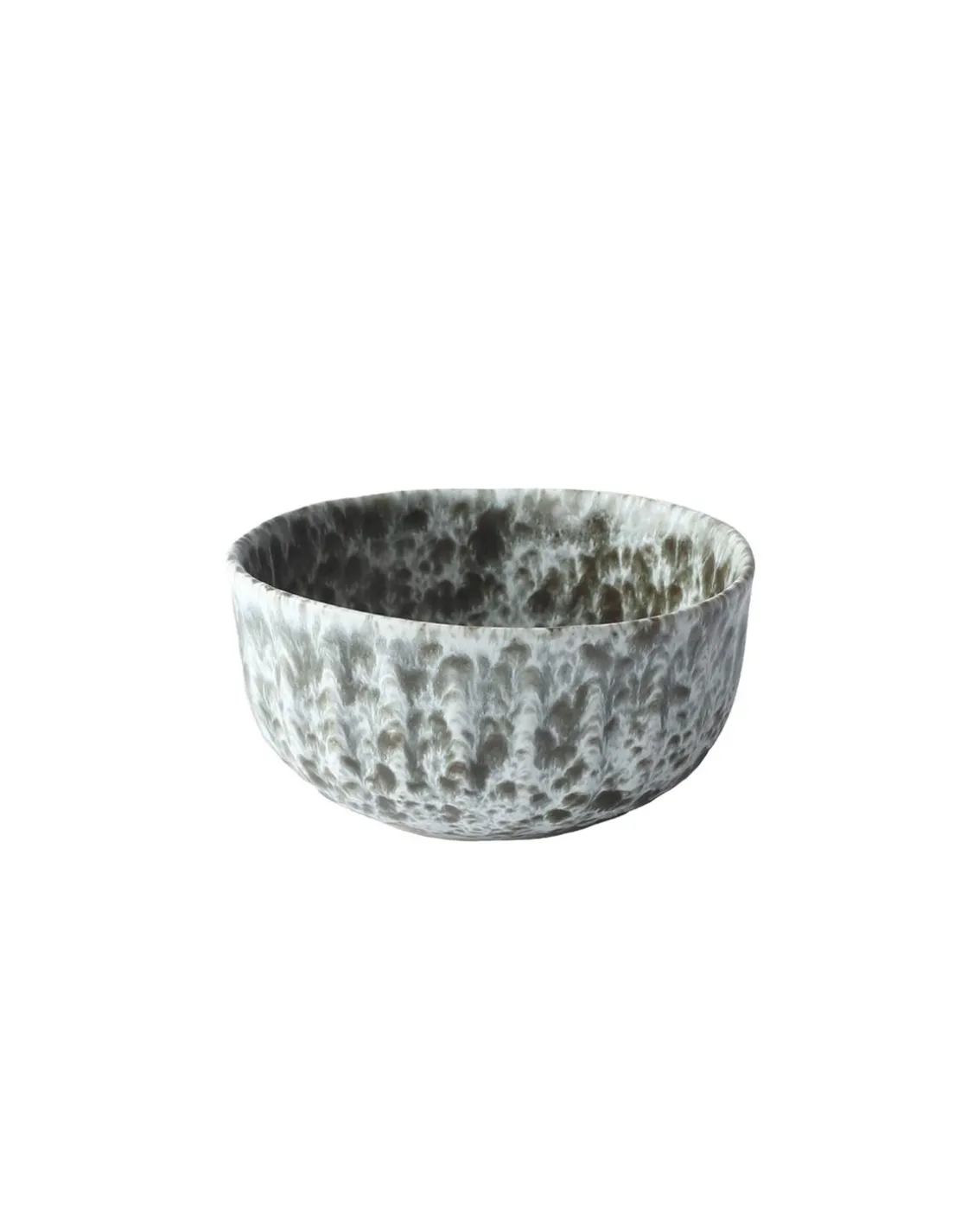 Tell me More Rivoli Bowl Small Green Splatter