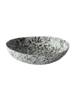 Tell me More Rivoli Salad Bowl Medium Green Splatter