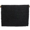 Tell me More Sumak Hemp Rug Black