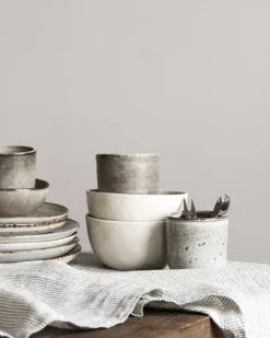 Tell me More Taranto Assiette Stone Grey