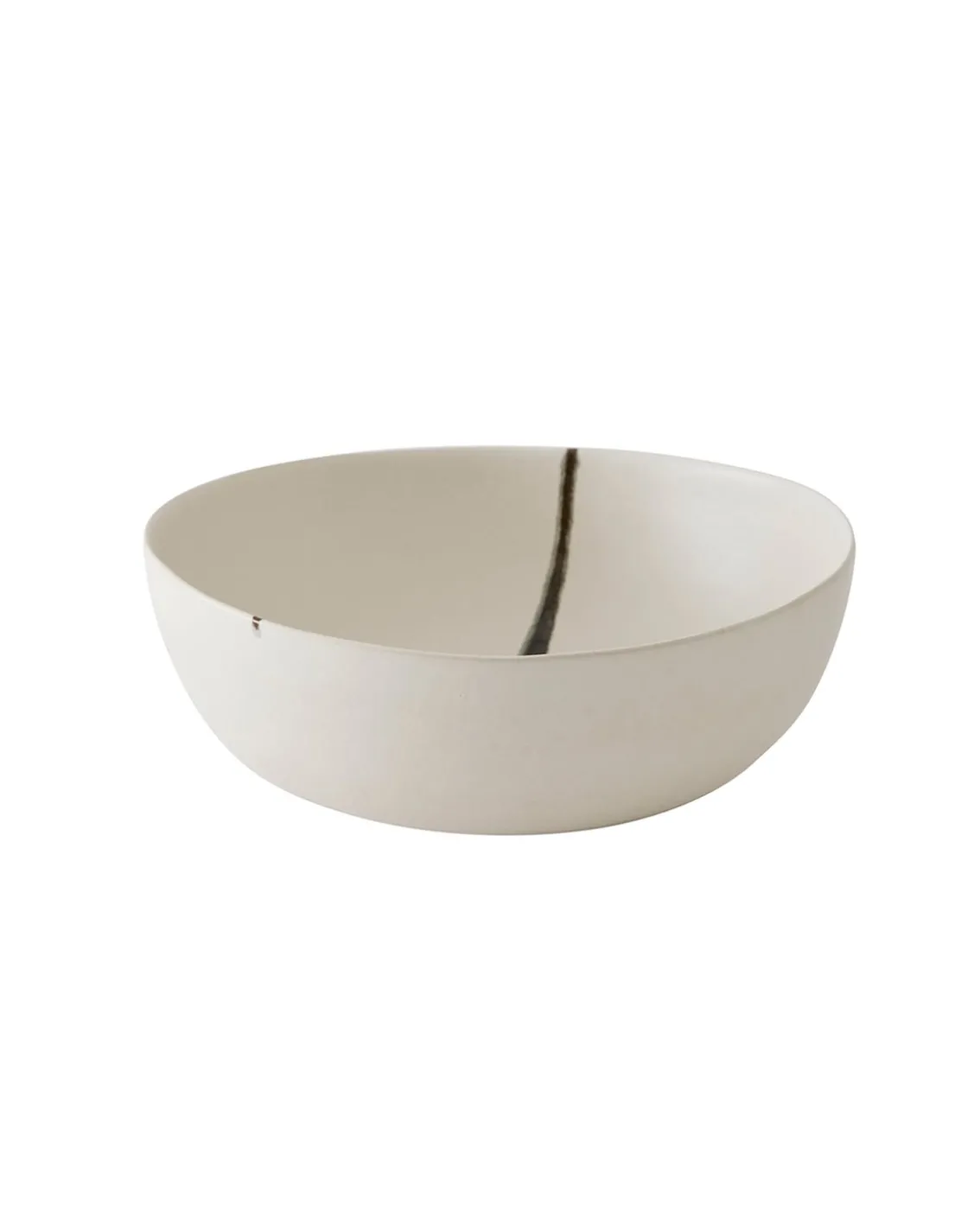 Tell me More Toledo Salad Bowl Medium White/Black/Green