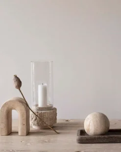 Tell me More Travertine Globe