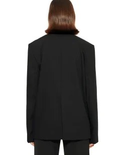 Teurn Studios Double-Breasted Blazer Black