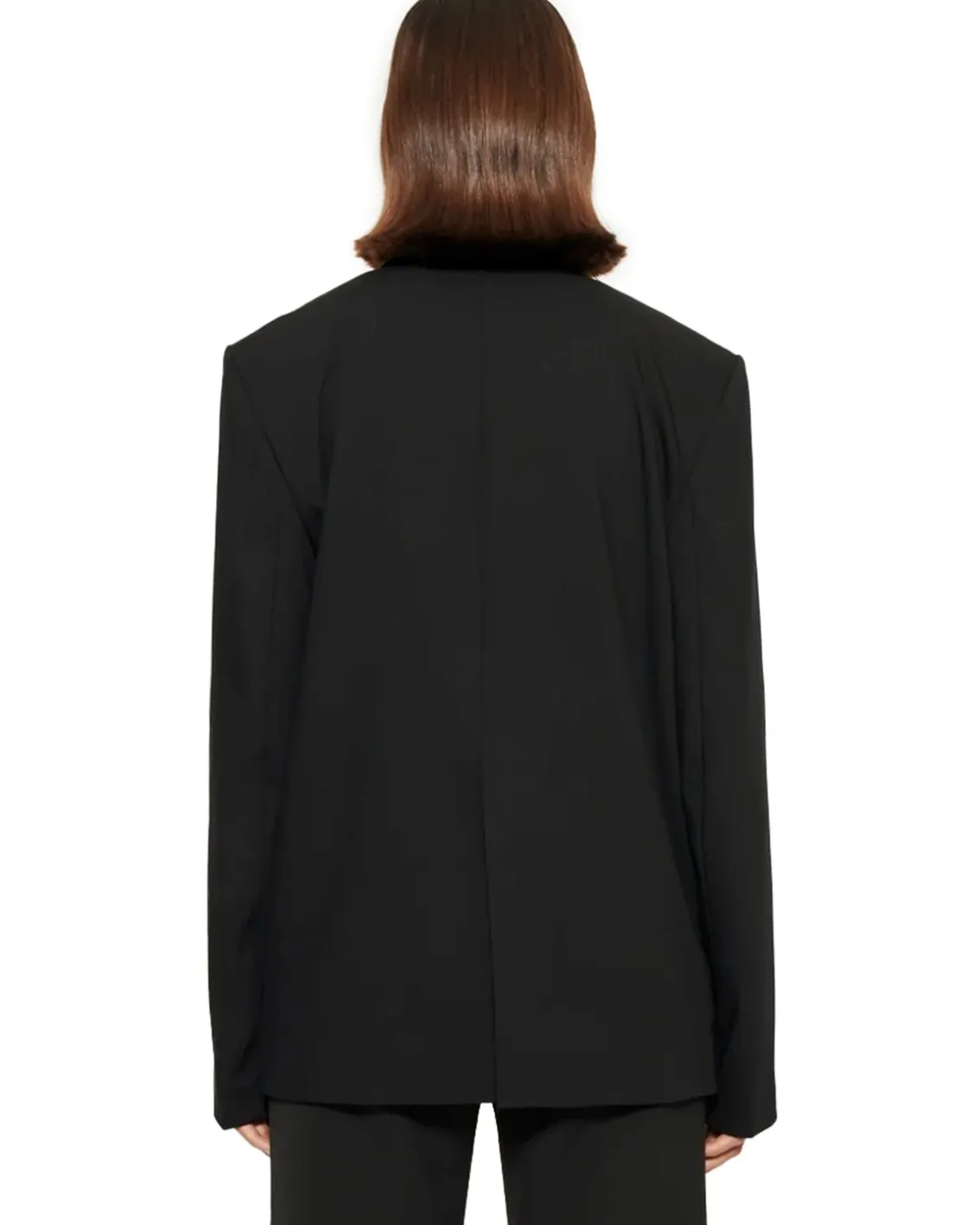 Teurn Studios Double-Breasted Blazer Black