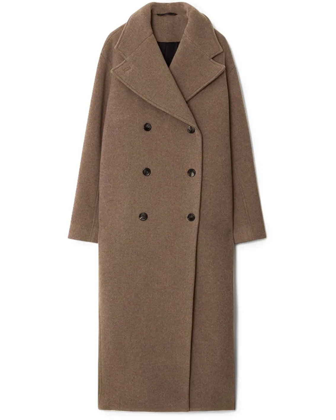 Teurn Studios Oversized Long Coat Mole