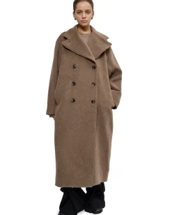 Teurn Studios Oversized Long Coat Mole