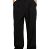 Teurn Studios Relaxed-Fit Pleated Trousers Black