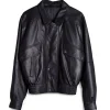 Teurn Studios Taxi Driver Leather Jacket Black