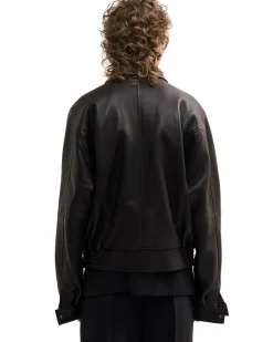 Teurn Studios Taxi Driver Leather Jacket Black