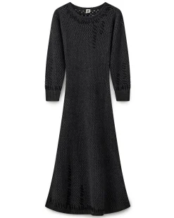 The Garment Canada Maxi Dress Dark Grey Melange