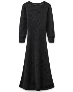 The Garment Canada Maxi Dress Dark Grey Melange