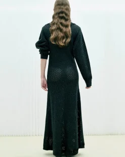 The Garment Canada Maxi Dress Dark Grey Melange