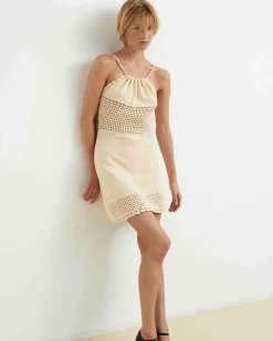 The Garment Egypt Halter Short Dress Linen