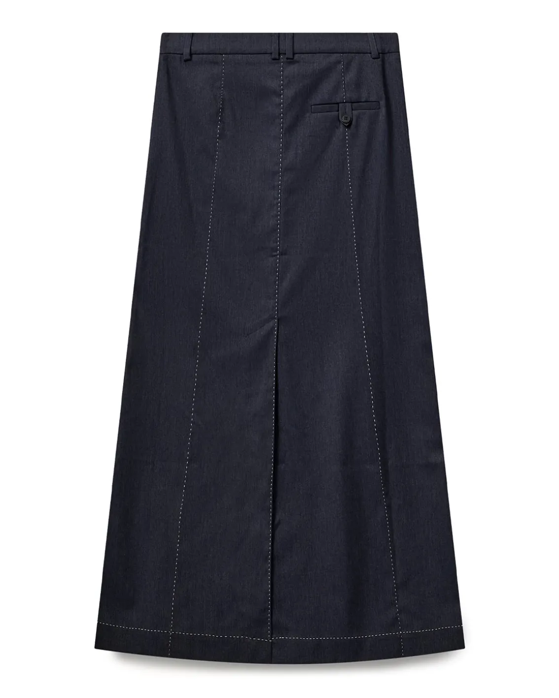 The Garment Pluto Stitch Skirt Blue Melange