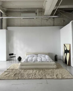 Tinted Bergius Wool Rug Beige