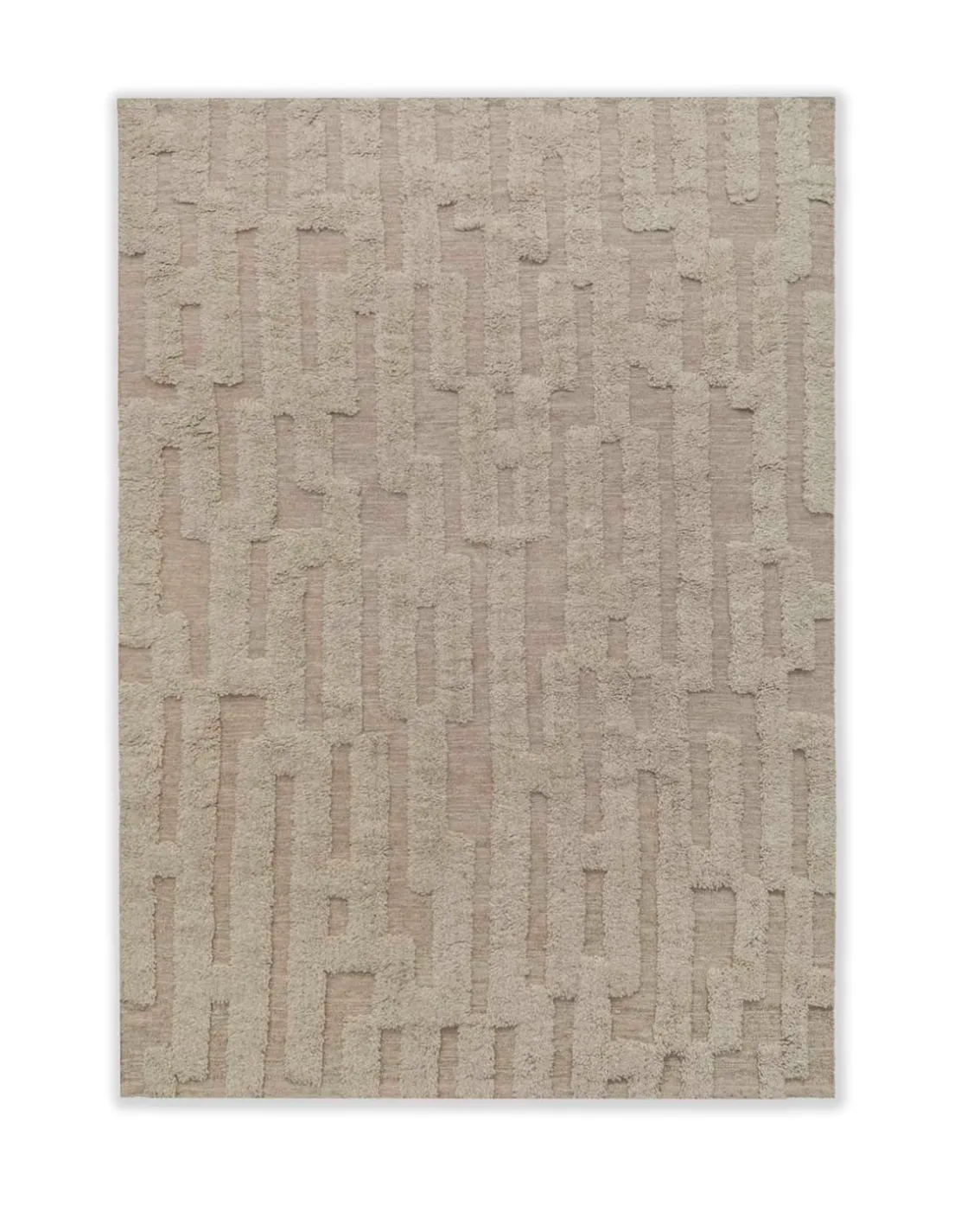 Tinted Bielke Wool Rug Beige Melange