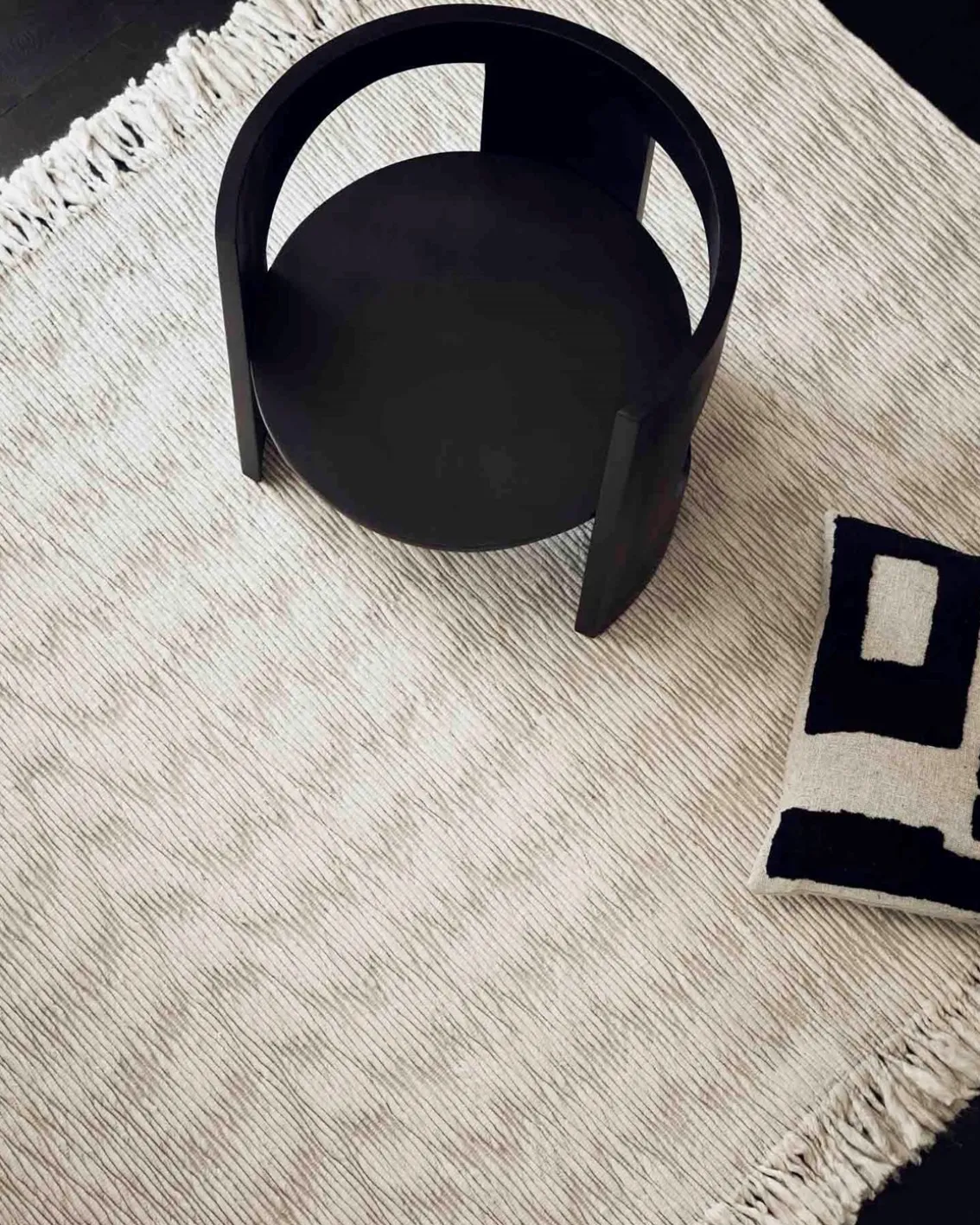 Tinted Fagerlund Wool Rug Beige/Off White