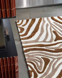 Tinted Jepson Wool Rug Brown/Off White