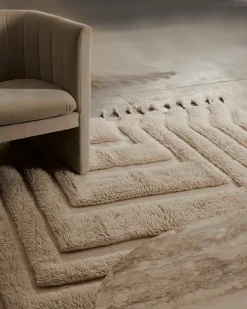 Tinted Kask Wool Rug Beige