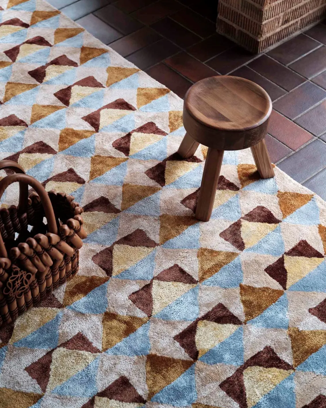 Tinted Mellin Viscose Rug Multi