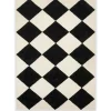 Tinted Tenman Wool Rug Black/White