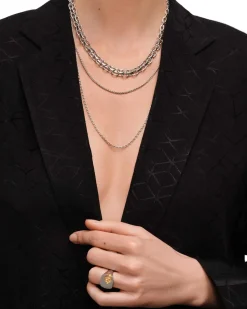 Tom Wood Anker Chain Necklace Silver